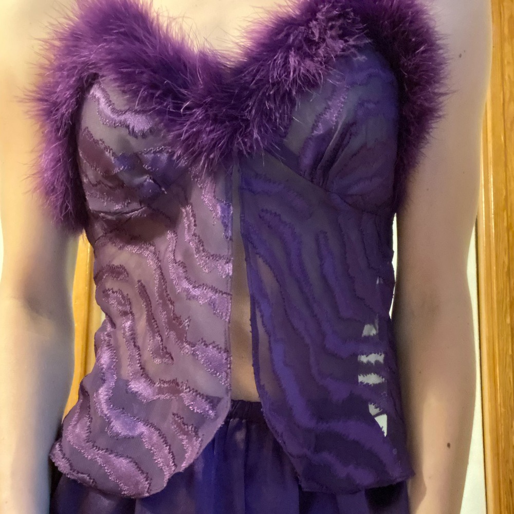 Matching Purple Lingerie Set